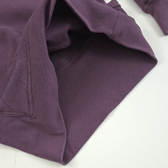 Reebok Women's Purple Pink Pullover Hoodie Sweatshirt Front Pocket Fleece Size M - Picture 8 of 13